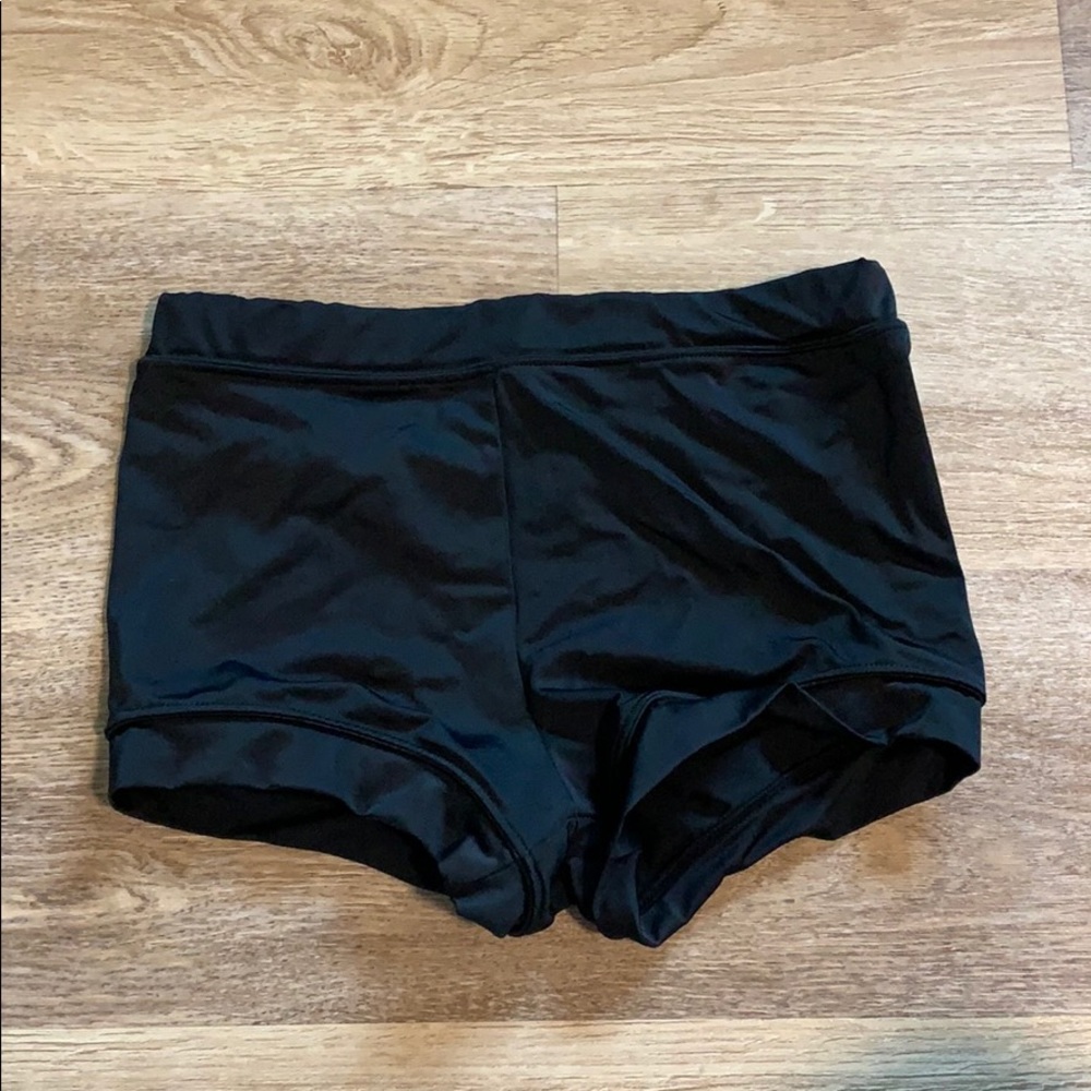 Black cheer shorts